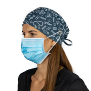 Healthcare Heroes Scrub Cap with Buttons - scrubcapsusa
