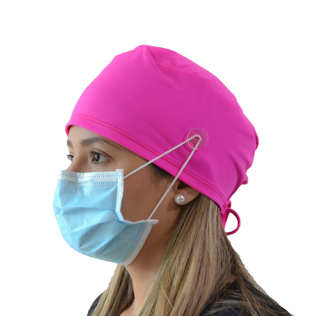 Pink Surgical Cap Women I Nurse Cap - scrubcapsusa