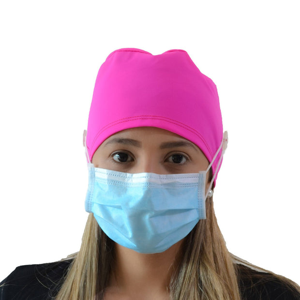 Pink Surgical Cap Women I Nurse Cap - scrubcapsusa