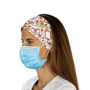 Nurse Headband with Buttons - scrubcapsusa