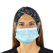 Nurse Knot Headband with Buttons| Mask Headband | Stretch Headband | Nurse Gift I - scrubcapsusa
